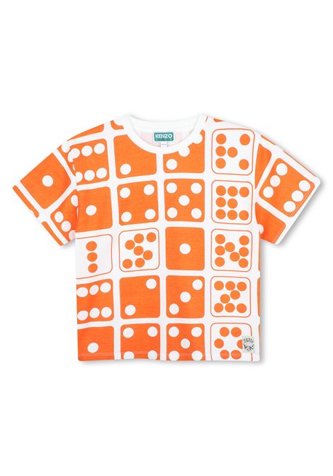 T-shirt con stampa KENZO KIDS | K61916421